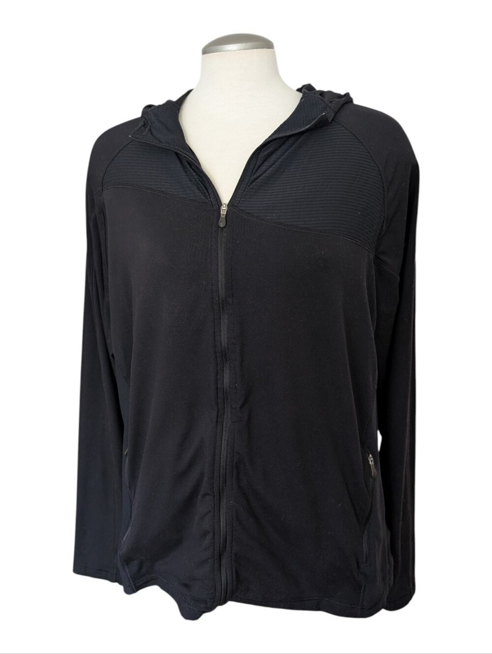 Columbia Women's Plus Size 1X Lightweight Zip Up Hooded Jacket With Pockets